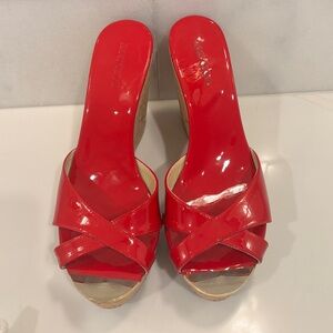 Jimmy Choo Patent Leather Wedges